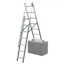 Krause Corda Sokcélú Létra 3x7 Fokos Lépcsőfunkcióval
