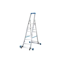 Krause Stabilo Gurítható Lépcsőfokos Állólétra Kitámasztóval 6 Fokos