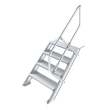 Krause LÉPCSŐ (KÖNNYŰFÉM), 4 FOKOS 0,8 M, 45°