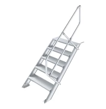 Krause LÉPCSŐ (KÖNNYŰFÉM), 5 FOKOS 0,8 M, 45°