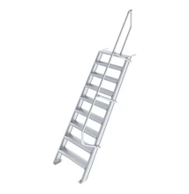 Krause LÉPCSŐ (KÖNNYŰFÉM), 9 FOKOS 0,6 M, 60°