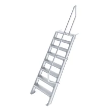 Krause LÉPCSŐ (KÖNNYŰFÉM), 8 FOKOS 0,8 M, 60°