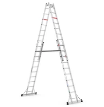 CAGSAN DOUBLEX kétoldalú tolólétra 2x10 fokos (Munkamagasság: 5,9m)