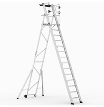 Cagsan KEY-PRO Összecsukható platform létra 13+1 fokos ( Munkamagasság: 5,5m) 