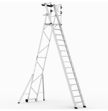 Cagsan KEY-PRO Összecsukható platform létra 14+1 fokos ( Munkamagasság: 5,7m) 