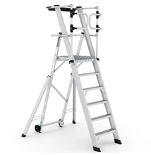 Cagsan KEY-PRO Összecsukható platform létra 5+1 fokos ( Munkamagasság: 3,5m) 