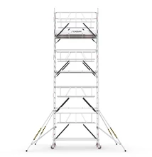 Cagsan ProTUBE LN650_(240) gurulóállvány - dupla széles (Munkamagasság:8,5m)