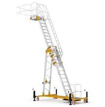 Cagsan MONTANA konténer létrás dobogó- személyemelő 15 fokos (Munkamagasság: 8m)