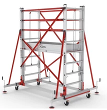 CAGSAN Telesafe XLN Profi 2x8 fokos kétrészes állvány (Munkamagasság: 4,7m)