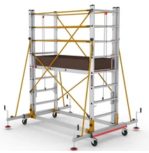 CAGSAN TELESAFE XLN Félprofi 2x8 fokos kétrészes állvány - (Munkamagasság: 4,7m)