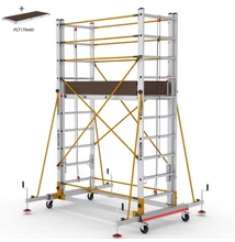 CAGSAN TELESAFE XLN Félprofi 2x10 fokos kétrészes állvány - (Munkamagasság: 5,8m)