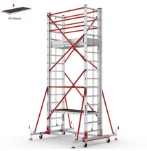 CAGSAN Telesafe XLN Profi 2x15 fokos kétrészes állvány (Munkamagasság: 8m)