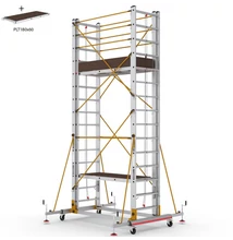 CAGSAN TELESAFE XLN Félprofi 2x15 fokos kétrészes állvány - (Munkamagasság: 8m)