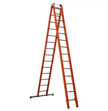 CAGSAN V2 Kétrészes üvegszálas létra 2x14 fokos (Max munkamagasság: 7,6m)