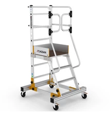 Cagsan VISTA Gurítható szerelő dobogó, egy oldalon járható 3+1 fokos ( Munkamagasság: 3m)