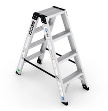 Cagsan EverestPro lépcsőfokos két oldalon járható létra - 2X4 fokos