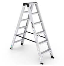 Cagsan EverestPro lépcsőfokos két oldalon járható létra - 2X6 fokos