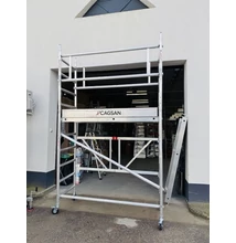 HASZNÁLT CAGSAN gurulóállvány Protube F180- Munkamagasság: 3,8m