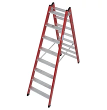 Krause Stabilo Műanyag Lépcsőfokos Létra 2X8 Fokos (Munkamagasság: 3,30m)