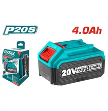 TOTAL Tools Lítium-ion akkumulátor 4,0Ah, 20V/P20S / INDUSTRIAL