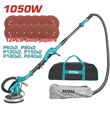 BÉRELHETŐ TOTAL Tools Gipszkartoncsiszoló 1050W, 2300rpm/215mm INDUSTRIAL