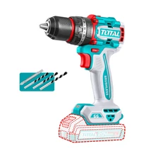 TOTAL Tools Kompakt kefe nélküli fúrógép 2000prm/66Nm/P20S/ INDUSTRIAL (akkumulátor nélkül)
