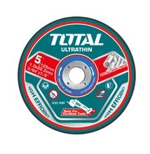 TOTAL Tools 25 db-os készlet ultravékony fém vágótárcsa 125x1x22,2mm