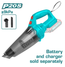 TOTAL Tools Akkus morzsaporszívó 0,5L / P20S (akkumulátor nélkül)