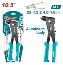 TOTAL Tools Kézi szegecselő fogó 4-IN-1, 10,5″ / INDUSTRIAL