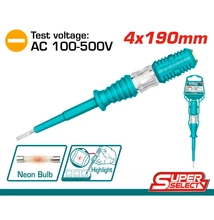 TOTAL Tools Fáziskereső csavarhúzó 4×190 mm