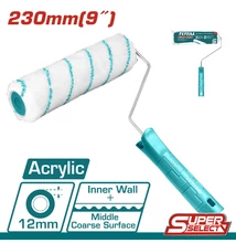 TOTAL Tools Festőhenger nyéllel, beltéri 230 mm