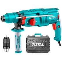TOTAL Tools Fúró-vésőkalapács 800W kiegészítő tartozékkal SDS Plus/4000bpm/14mm/2,5J