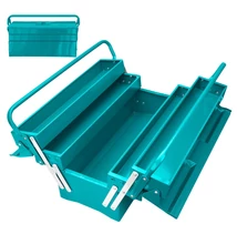 TOTAL Tools Fém szerszámosláda 495*200*295mm / INDUSTRIAL