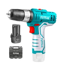 TOTAL Tools Akkus ütvefúró-csavarbehajtó 20Nm/S12 (SET Akkumulátor 2×1.5Ah, Charger, Töltő) 