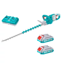 Akkus sövényvágó 3600spm /650mm /P20S (SET Akkumulátor 2x2Ah, 2xCharger, Töltő)