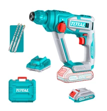 TOTAL Tools Akkus fúró-vésőkalapács SDS Plus/5100bpm/1,5J/ (SET Akkumulátor 1x2Ah, Charger, Töltő, Koffer)