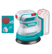 TOTAL Tools Akkus excentercsiszoló 20V/13000rpm/P20S (akkumulátor nélkül)