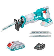 TOTAL Tools Akkus orrfűrész 2800rpm/20V/2.0Ah-7.5Ah/P20S (SET Akkumulátor 1x2Ah, Charger, Töltő)