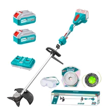 TOTAL Tools Akkus szegélynyíró és bozótvágó 330mm/20V/2.0Ah-7.5Ah/P20S /INDUSTRIAL (SET Akkumulátor 2x4Ah, Charger, Töltő)