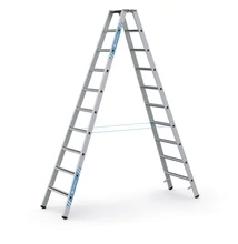 ZARGES Állólétra 2x10 fokos eloxált Saferstep B