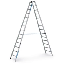 ZARGES Állólétra 2x14 fokos eloxált Saferstep B