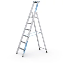 ZARGES Peremezett Lépcsőfokos Állólétra 1x6 fokos Saferstep S