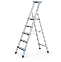 ZARGES Comfortstep S csavarozott lépcsős állólétra 1x5 fokos (Munkamagasság: 3,25m)