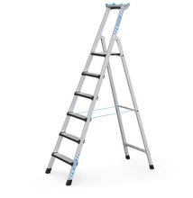ZARGES Comfortstep S csavarozott lépcsős állólétra 1x6 fokos (Munkamagasság: 3,5m)