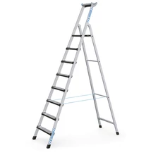 ZARGES Comfortstep S csavarozott lépcsős állólétra 1x8 fokos (Munkamagasság: 4m)
