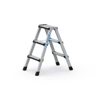 ZARGES Csavarozott lépcsős állólétra eloxált  2x3 fokos - Comfortstep B