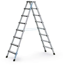 ZARGES Csavarozott lépcsős állólétra eloxált  2x8 fokos - Comfortstep B