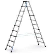 ZARGES Csavarozott lépcsős állólétra eloxált  2x10 fokos - Comfortstep B