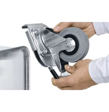 Zarges rápattintható Fixkerék-készlet (Görgőátmérő: 100mm) - 2 db