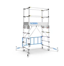 Zarges Teletower mozgatható, teleszkópos állvány - Munkamagasság: 4m